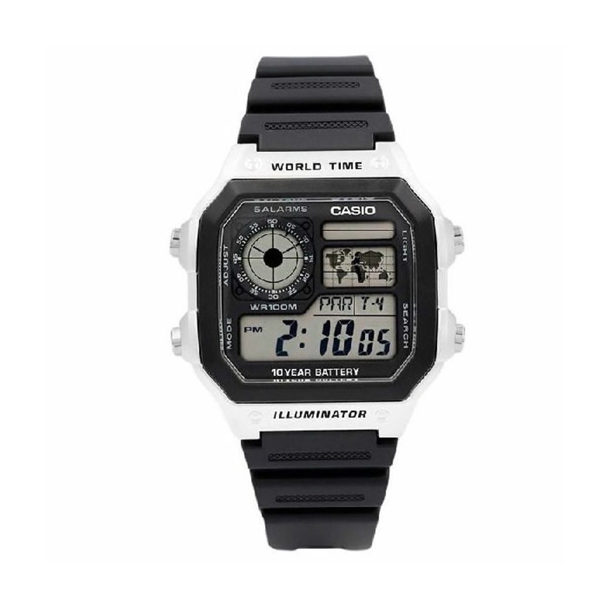 CASIO - RELOJ CASIO AE1200WH-1A HOMBRE DEPORTIVO SUMERGIBLE