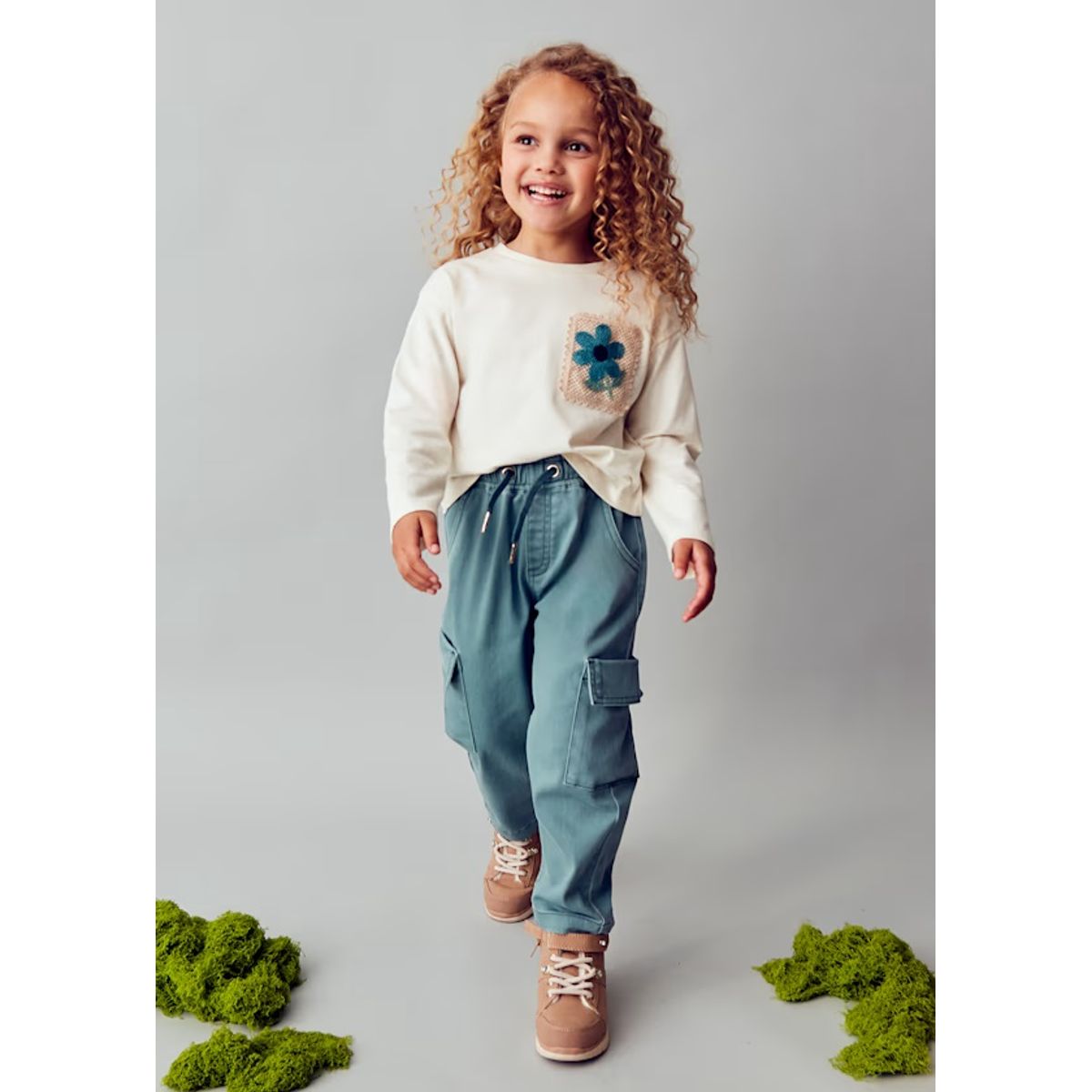 MAYORAL - Pantalón largo  de estilo cargo