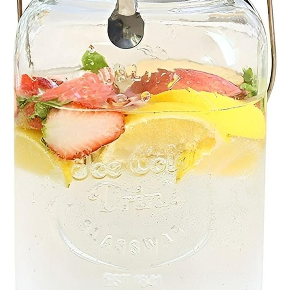 PASTELERIUSCL - Dispensador De Bebidas Jarro De Vidrio Para Jugos Jarra 38l Dispensador Portátil Con Grifo Jarro