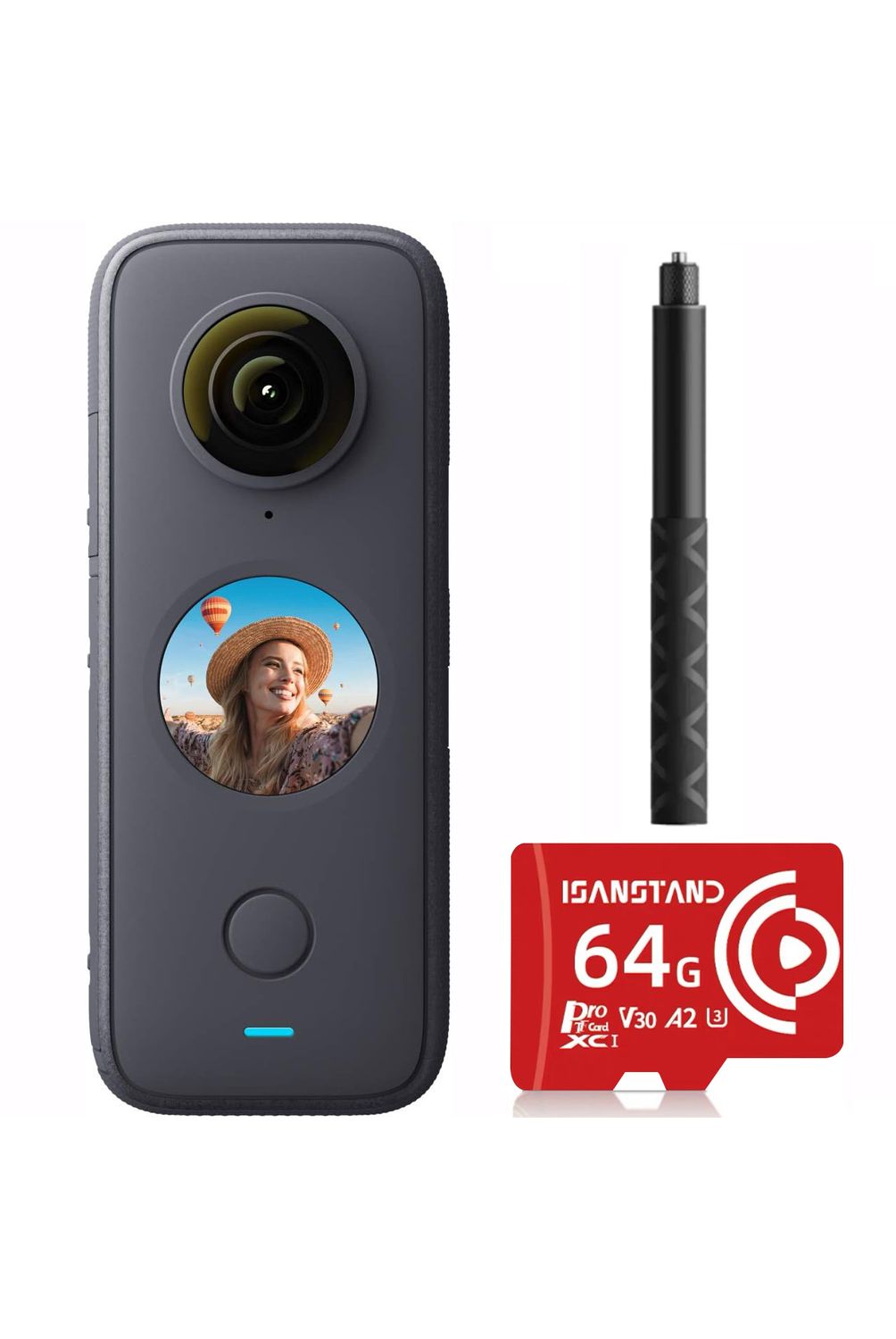 INSTA360 Insta360 X2 Cámara de acción 360 Set - Reacondicionado