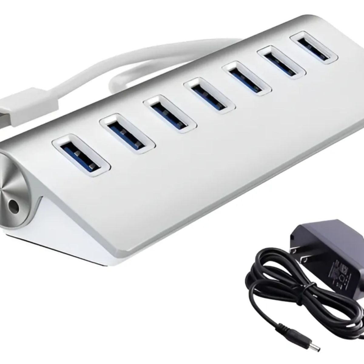 GENERICO - Hub Aluminio 7 Puertos Usb 3.0