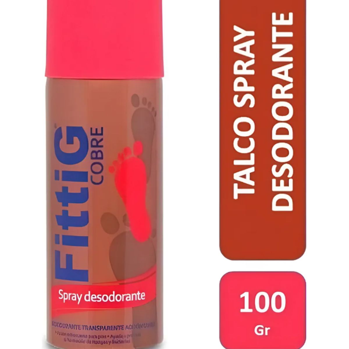 GENERICO - Talco Fittig Desodorante Spray Cobre 100g