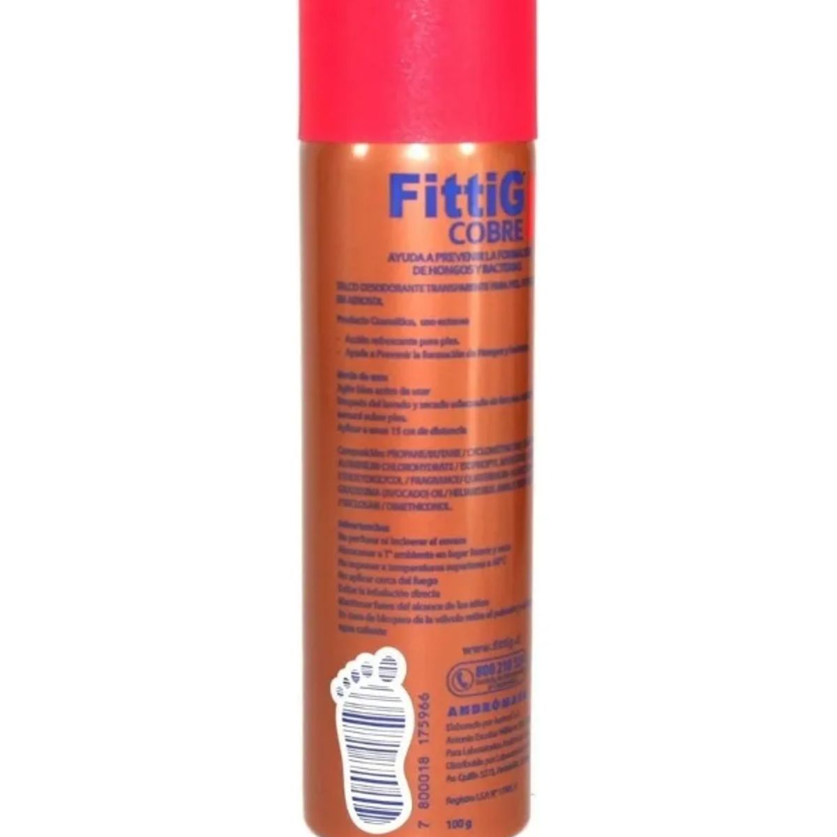 GENERICO - Talco Fittig Desodorante Spray Cobre 100g