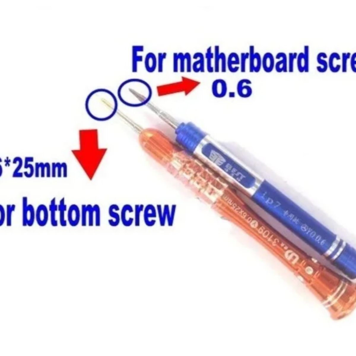 GENERICO - Kit Destornilladores para Iwatch Iphone 7 7 Plus Placa Base Carga