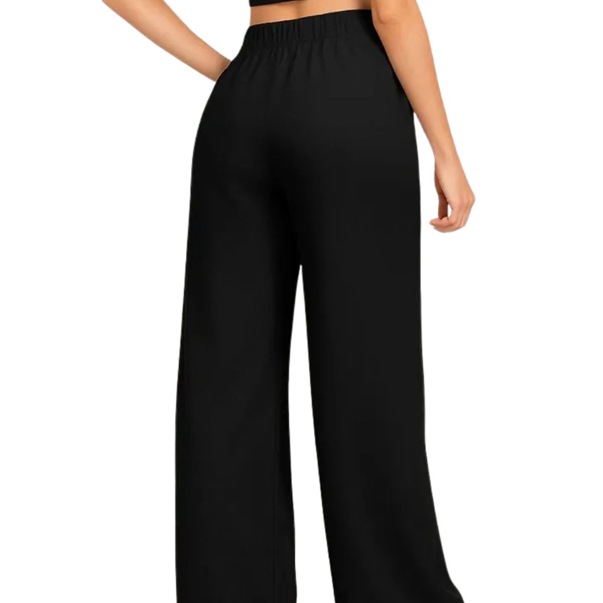 LOOK SHOP - Pantalón Mujer. Tela Verano Tipo Lino. Bolsillo Cierre. 2509