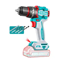 TOTAL TOOLS - Taladro Percutor inalambrico 20V TOTAL 66NM Total