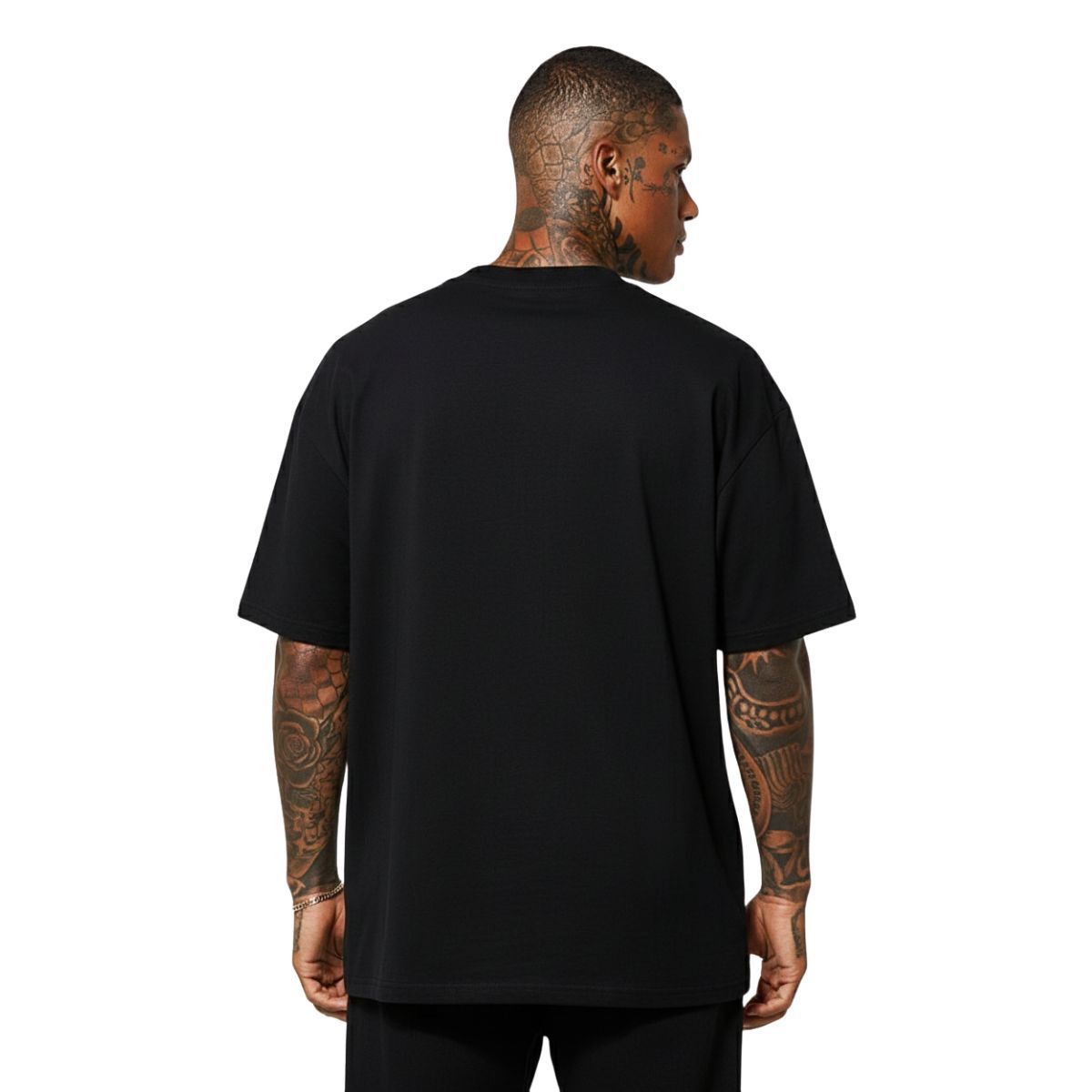 TRIPLE PLAY - Polera Oversize 100% Algodón Hip Hop letras