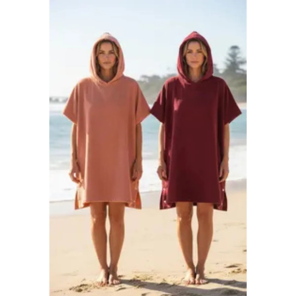 LOOK SHOP - Pack 2 Toalla Mujer De Baño Con Capucha, Secado Rápido 380