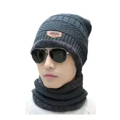 GENERICO - Gorro De Lana Con Interior De Chiporro + Cuello Invierno