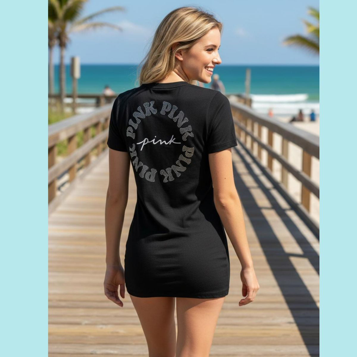 PINK - HERMOSA POLERA PINK DE VICTORIA’S SECRET ORIGINAL S SIRVE PARA M