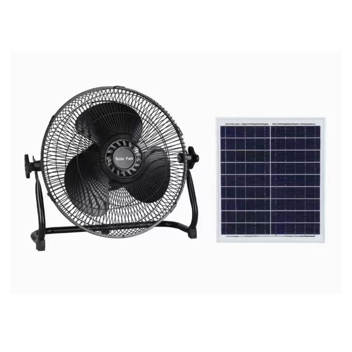 GENERICO - Ventilador Solar Portátil Frescura Sin Electricidad De Mesa 1 Cm