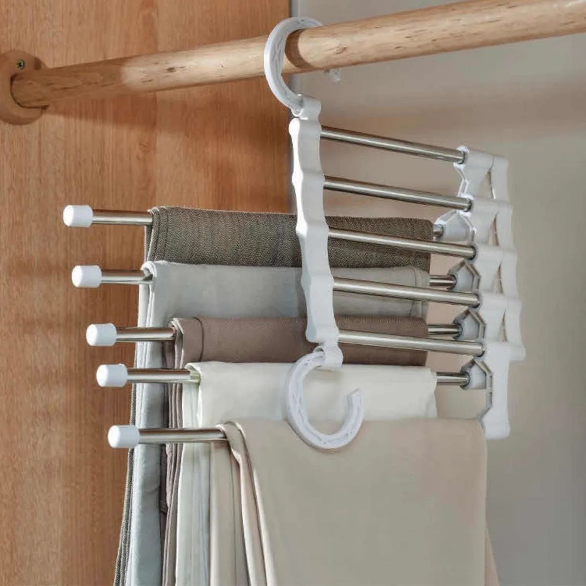 GENERICO - Gancho Pantalones Organizador Multiple Ahorra Espacio Magico