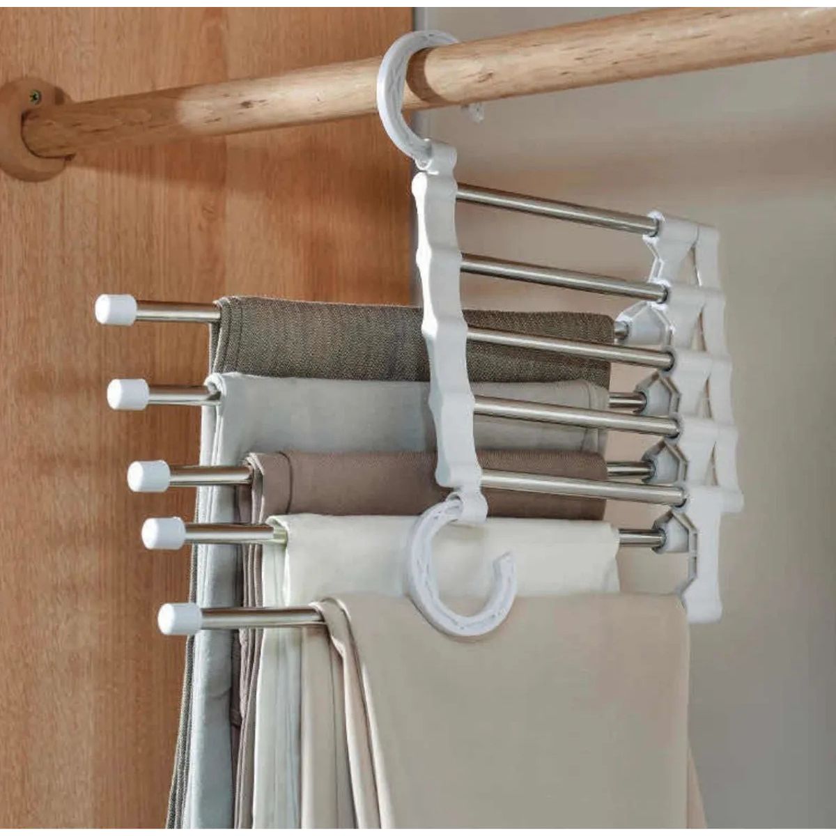 GENERICO - Gancho Pantalones Organizador Multiple Ahorra Espacio Magico