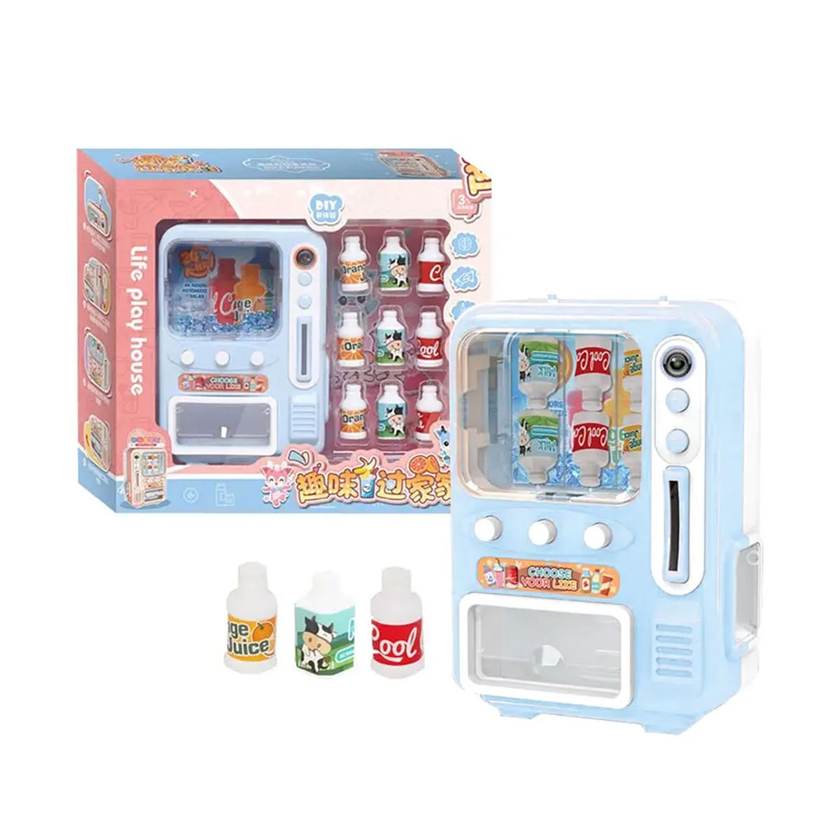 GENERICO - Mini Maquina Expendedora Para Niños Celeste