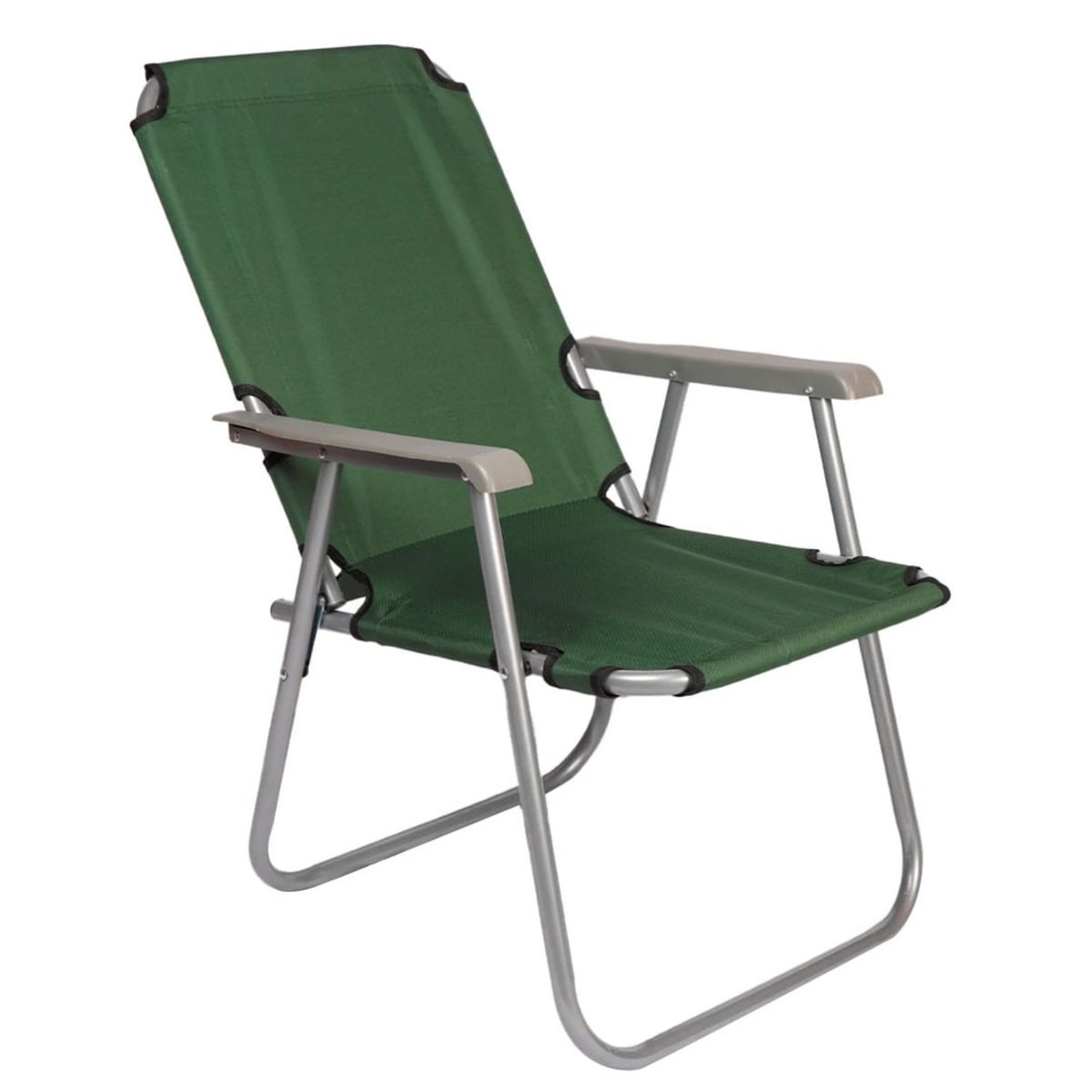 GENERICO - SILLA REPOSERA PLEGABLE CAMPING VERDE