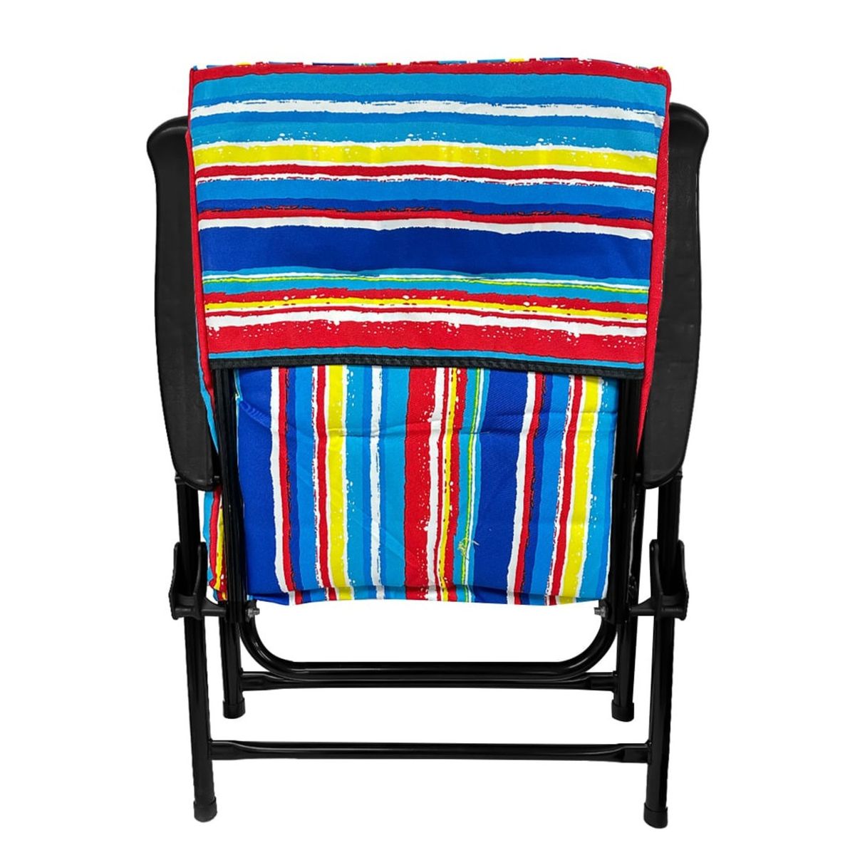 GENERICO - SILLA REPOSERA PLEGABLE CAMPING RAYAS COLORES