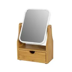 GENERICO - Espejo De Mesa Rotacion 360 Con Cajon