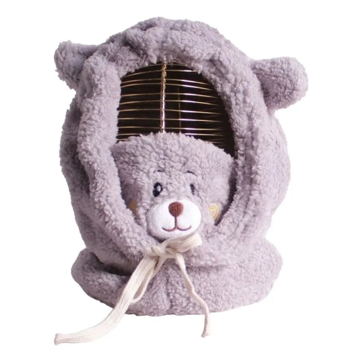 GENERICO - Gorro Pasamontaña Oso Felpa Chiporro Mascarilla Niñasniños
