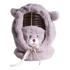 GENERICO - Gorro Pasamontaña Oso Felpa Chiporro Mascarilla Niñasniños