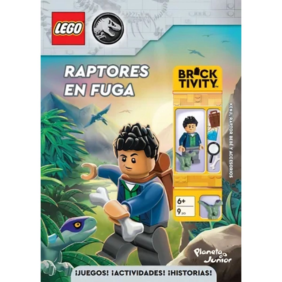 TOP10BOOKS - LIBRO Lego Jurassic World. Raptores En Fuga