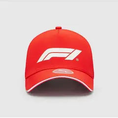 PUMA - Gorro Oficial Formula 1 Logotipo F1 Rojo 2025