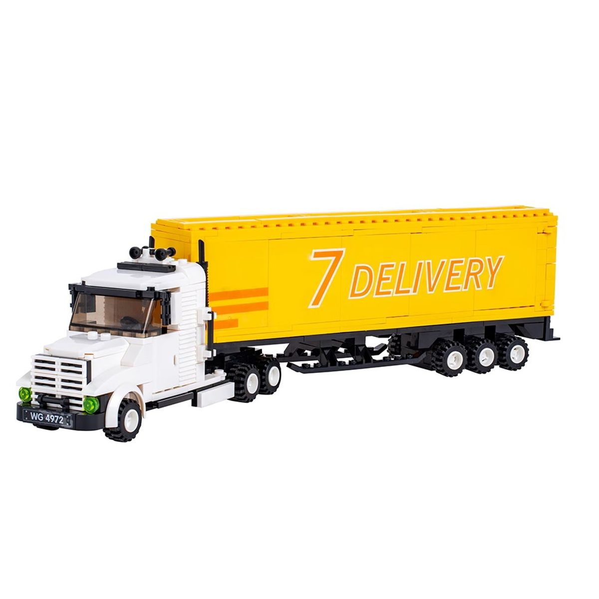 GENERICO - Camión Container Truck Armable Wange 333 Piezas