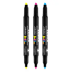 ZEBRA - Set 3 Destacador Doble Punta J-Roller