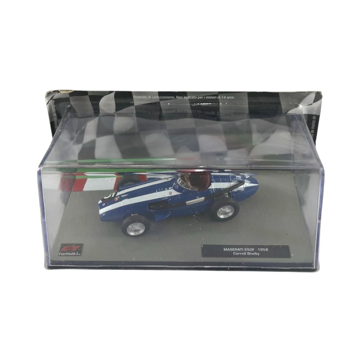 FORMULA 1 - Auto F1 Maserati 250f 1957 #5 Carroll Shelby Acrilica 1:43