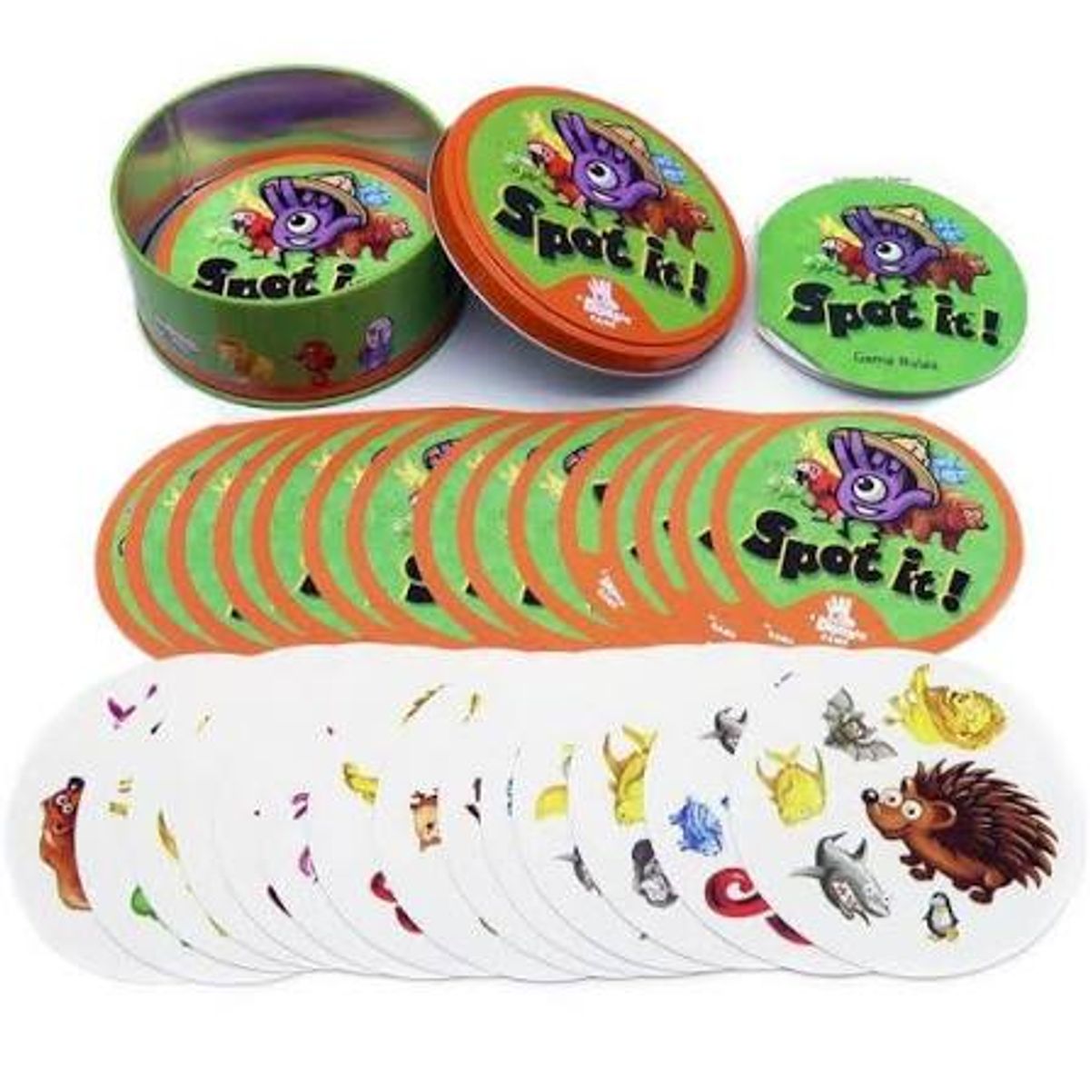 GENERICO - Dobble Spot It Juego De Mesa Cartas  Animales Jr Juego De Mesa Familiar