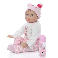 GENERICO - MUÑECA BEBE REBORN JUGUETE REALISTA 55CM CON ACCESORIOS