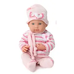 GENERICO - MUÑECA BEBE REBORN JUGUETE REALISTA 35CM ROSA