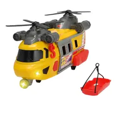 GENERICO - Juguete Helicoptero Amarillo Con Luz Y Sonido