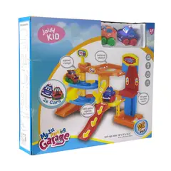 JOLLY - Set de Pista Estacionamiento 20pz + 2 Autos Infantil DBG1608
