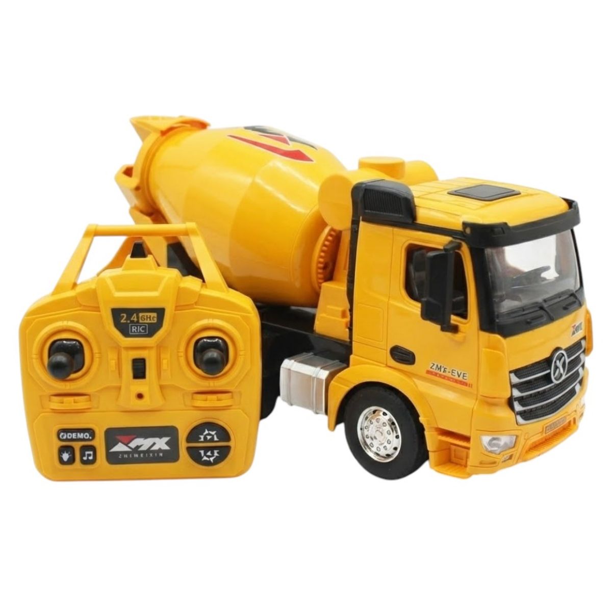 GENERICO - Juguete Camión Hormigonera RC Esc 118 Luz Sonido DBG1693