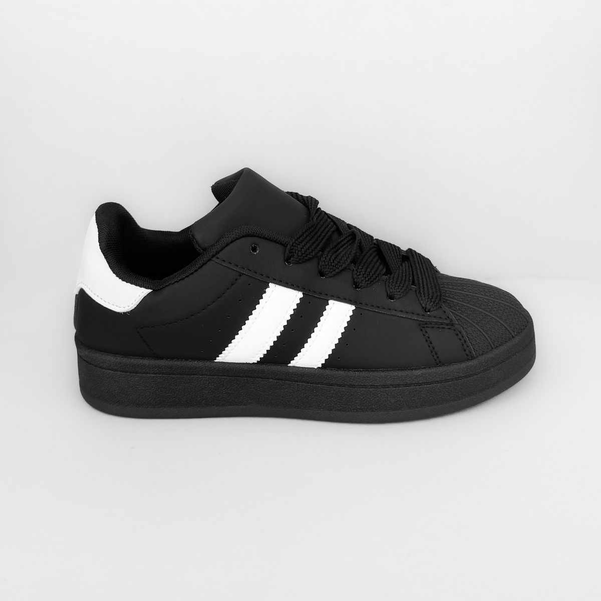 CELLINA - ZAPATILLA MUJER LEA NEGRO BELLA MODA