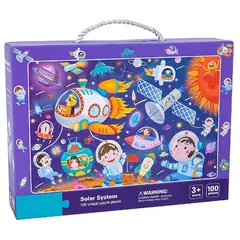 GENERICO - Puzzle Rompecabezas Didáctico para niños 100pcs Espacio