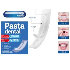 GENERICO - Kit Tiras Blanqueamiento Dental 14 Unidades