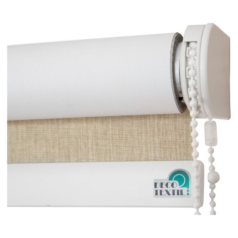 DECOTEXTIL - Roller Blackout Linen Verdoso 160X220 Cm