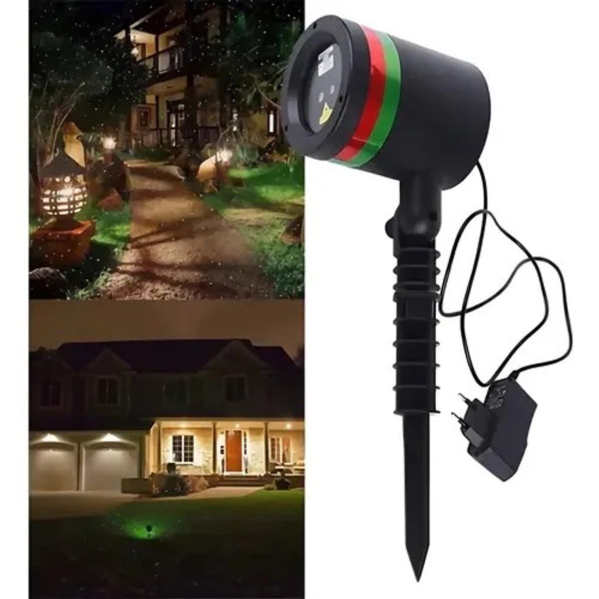 GENERICO - Proyector Luces Navidad Laser Para Jardín Exterior