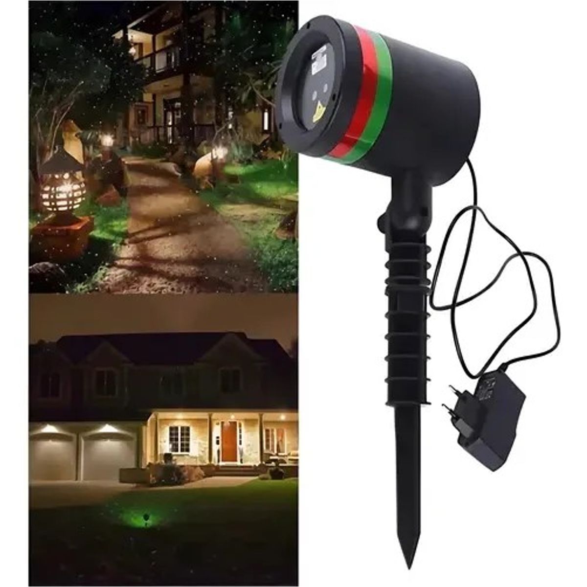 GENERICO - Proyector Luces Navidad Laser Para Jardín Exterior