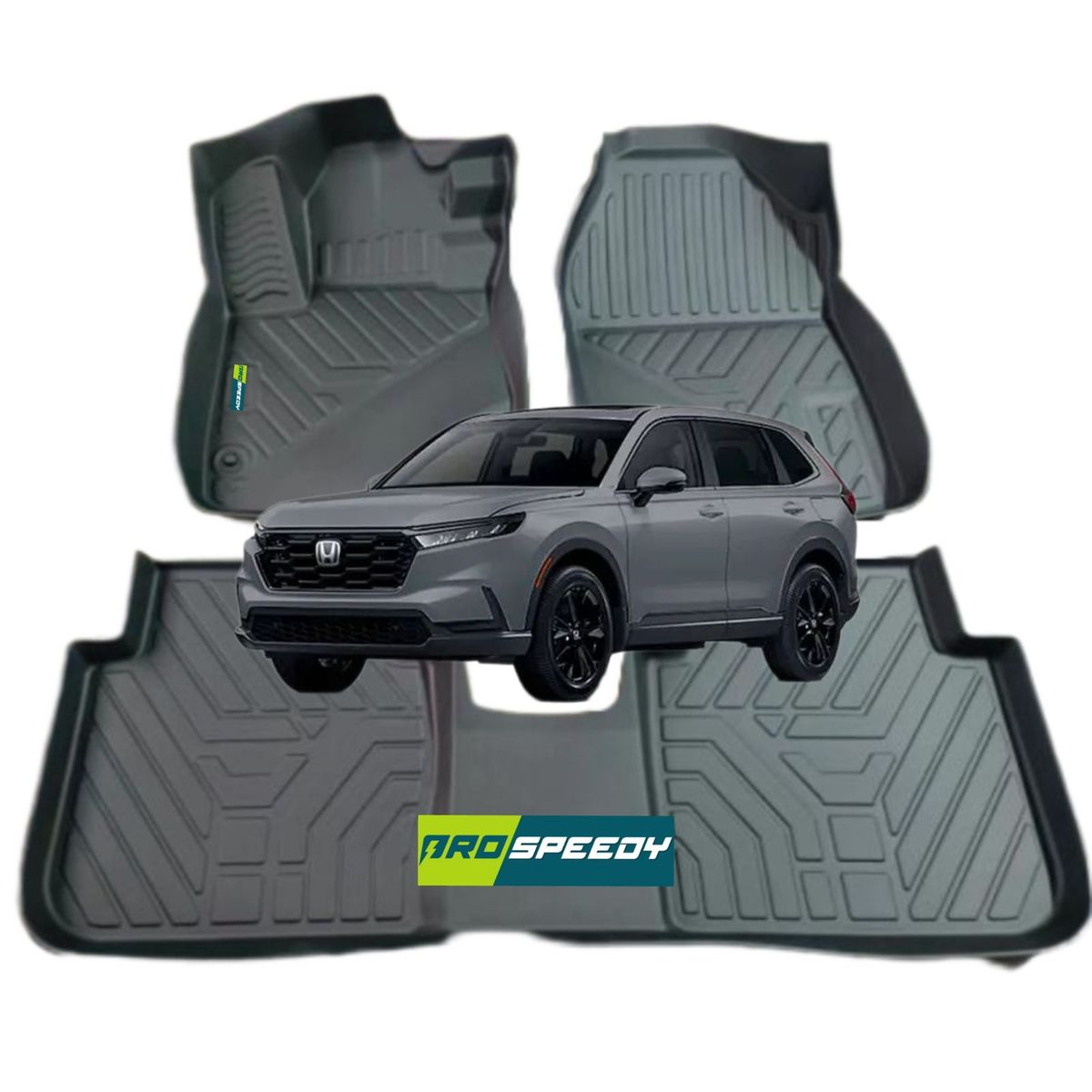 GENERICO - PISOS CALCE PERFECTO PROSPEEDY HONDA CRV 2023+ 3PIEZAS