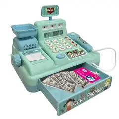 GENERICO - Caja Registradora Electrónica Accesorios Celeste