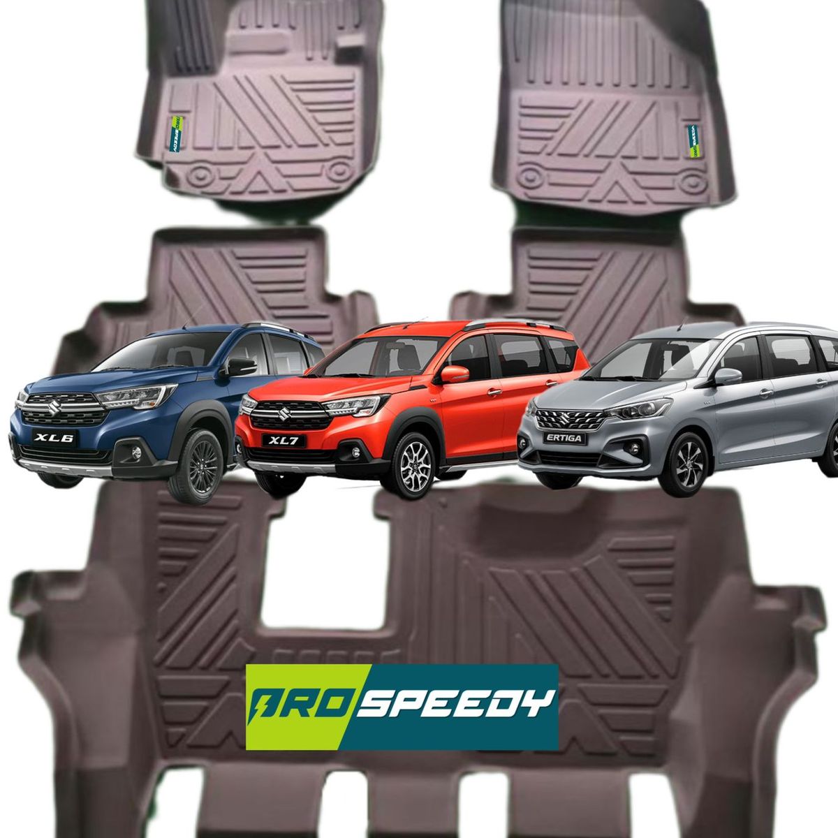 GENERICO - PISOS CALCE PERFECTO PROSPEEDY SUZUKI ERTIGA XL6 XL7 4PIEZAS