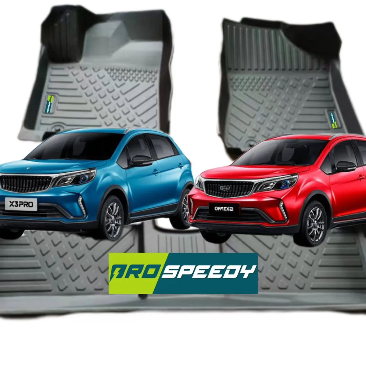 GENERICO - PISOS CALCE PERFECTO PROSPEEDY GEELY GX3 X3PRO 3PIEZAS