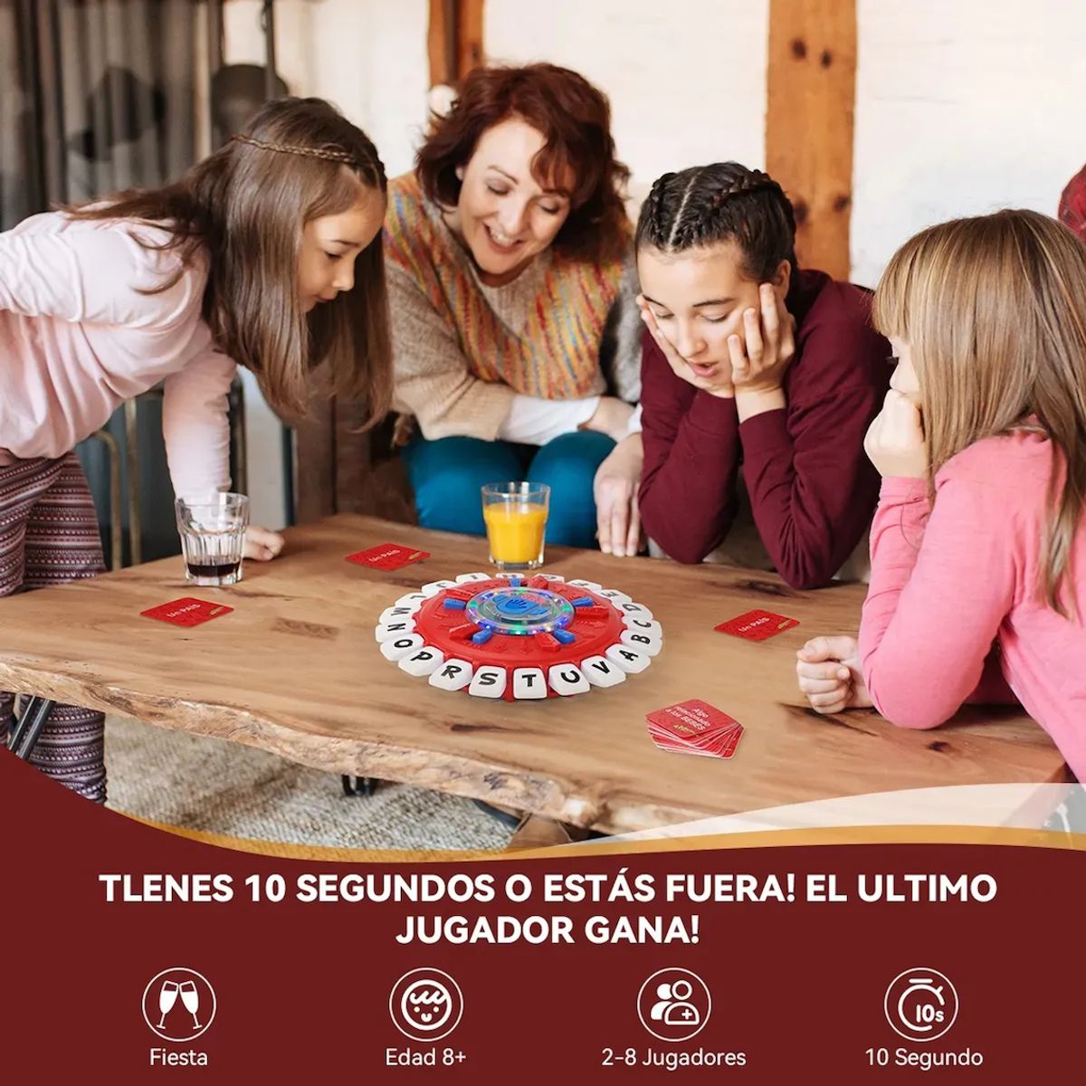 GENERICO - Juego De Mesa Electrónico Familiar Abcedario 1.0