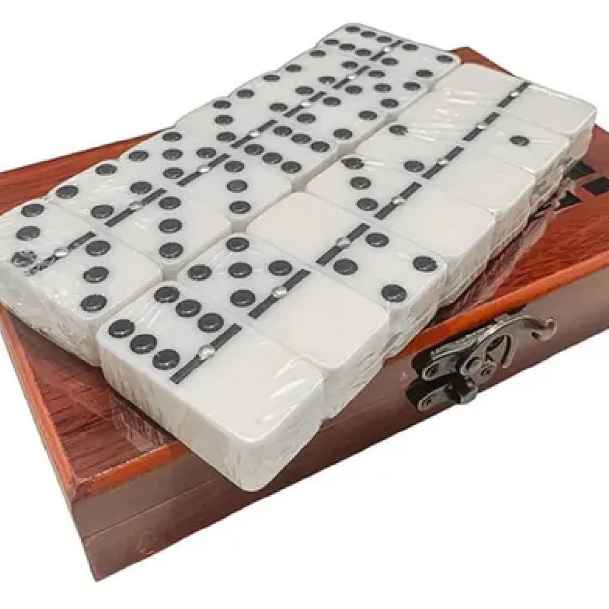 GENERICO - Juego De Dominó Grande Con Caja De Madera-fordeal