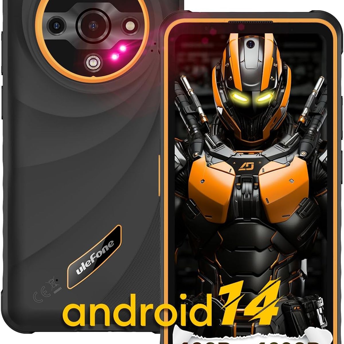 ULEFONE - Ulefone Armor X31 Celular 12GB+128GB NFC-orange