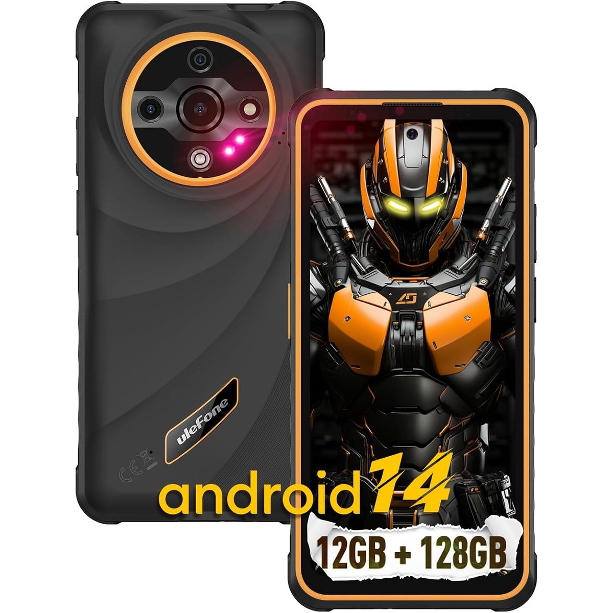 ULEFONE - Ulefone Armor X31 Celular 12GB+128GB NFC-orange