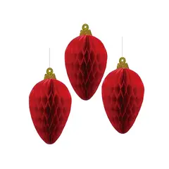 GENERICO - Colgantes de papel 85x15cm 3pcs