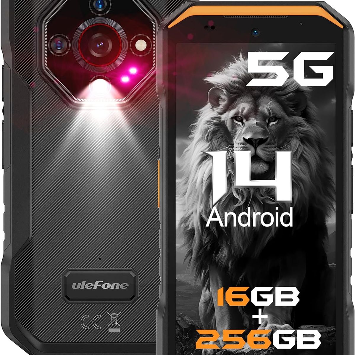 ULEFONE - Ulefone ArmorX32 Pro 5G Celular 16GB+256GB-orange